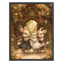 Load image into Gallery viewer, Autumn Bunny (50*65CM) 16CT 2 Stamped Cross Stitch
