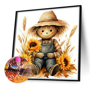 Scarecrow 40*40CM(Canvas) Full Round Drill Diamond Painting