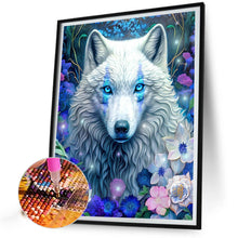 Load image into Gallery viewer, White Wolf 40*50CM(Canvas) Full Round Drill Diamond Painting
