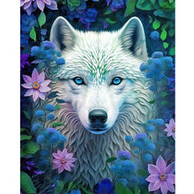 Load image into Gallery viewer, White Wolf 40*50CM(Canvas) Full Round Drill Diamond Painting
