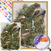 Load image into Gallery viewer, Sloth 40*55CM(Picture) Full Round Drill Diamond Painting
