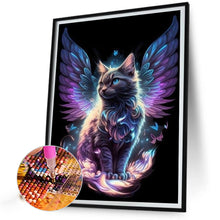 Load image into Gallery viewer, Angel Cat 40*55CM(Picture) Full Round Drill Diamond Painting
