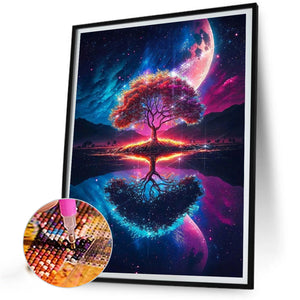 Four Seasons Tree Of Life 40*55CM(Picture) Full Round Drill Diamond Painting