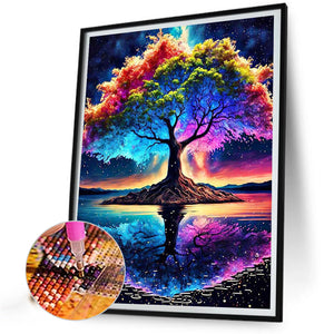 Four Seasons Tree Of Life 40*55CM(Picture) Full Round Drill Diamond Painting