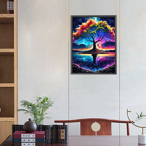 Four Seasons Tree Of Life 40*55CM(Picture) Full Round Drill Diamond Painting