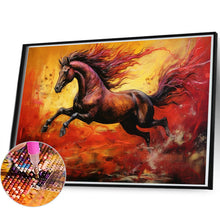 Load image into Gallery viewer, Galloping Wild Horse 60*40CM(Canvas) Full Round Drill Diamond Painting
