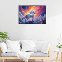 Load image into Gallery viewer, Unicorn 60*40CM(Canvas) Full Round Drill Diamond Painting
