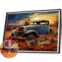 Load image into Gallery viewer, Scrap Car 50*40CM(Canvas) Full Round Drill Diamond Painting
