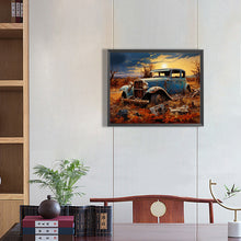 Load image into Gallery viewer, Scrap Car 50*40CM(Canvas) Full Round Drill Diamond Painting
