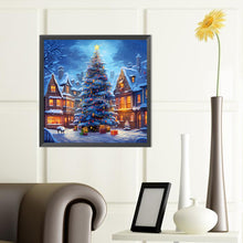 Load image into Gallery viewer, Winter Christmas Tree 40*40CM(Canvas) Full Round Drill Diamond Painting
