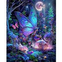 Load image into Gallery viewer, Forest Butterfly 40*50CM(Canvas) Full Round Drill Diamond Painting
