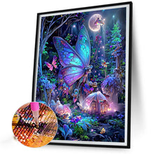 Load image into Gallery viewer, Forest Butterfly 40*50CM(Canvas) Full Round Drill Diamond Painting
