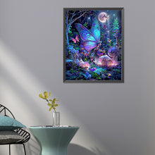 Load image into Gallery viewer, Forest Butterfly 40*50CM(Canvas) Full Round Drill Diamond Painting
