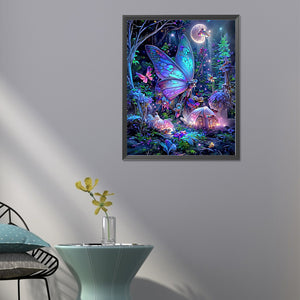 Forest Butterfly 40*50CM(Canvas) Full Round Drill Diamond Painting