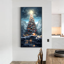 Load image into Gallery viewer, Snow Christmas Tree 40*70CM(Canvas) Full Round Drill Diamond Painting
