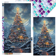 Load image into Gallery viewer, Snow Christmas Tree 40*70CM(Canvas) Full Round Drill Diamond Painting
