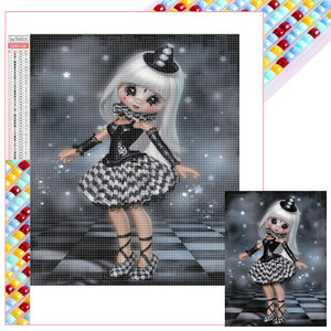 Halloween Dark Girl 50*60CM(Picture) Full Square Drill Diamond Painting