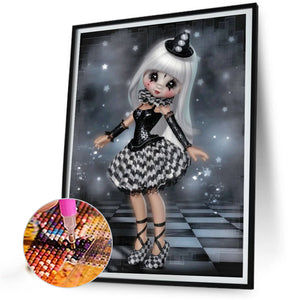 Halloween Dark Girl 50*60CM(Picture) Full Square Drill Diamond Painting