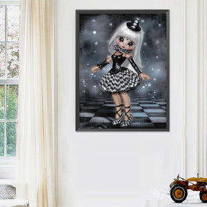 Halloween Dark Girl 50*60CM(Picture) Full Square Drill Diamond Painting