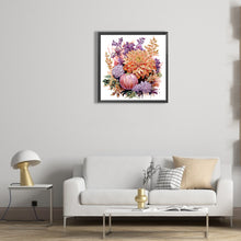 Load image into Gallery viewer, Autumn Pumpkin Sunflowers 30*30CM(Canvas) Partial Special Shaped Drill Diamond Painting
