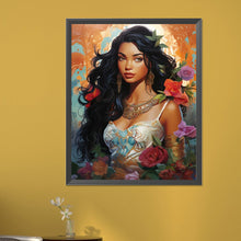 Load image into Gallery viewer, Brunette Beauty 40*50CM(Picture) Full Round Drill Diamond Painting
