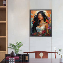 Load image into Gallery viewer, Brunette Beauty 40*50CM(Picture) Full Round Drill Diamond Painting
