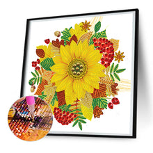 Load image into Gallery viewer, Sunflower 30*30CM(Canvas) Partial Special Shaped Drill Diamond Painting
