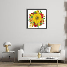 Load image into Gallery viewer, Sunflower 30*30CM(Canvas) Partial Special Shaped Drill Diamond Painting
