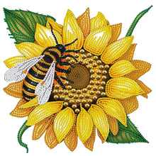 Load image into Gallery viewer, Sunflower 30*30CM(Canvas) Partial Special Shaped Drill Diamond Painting
