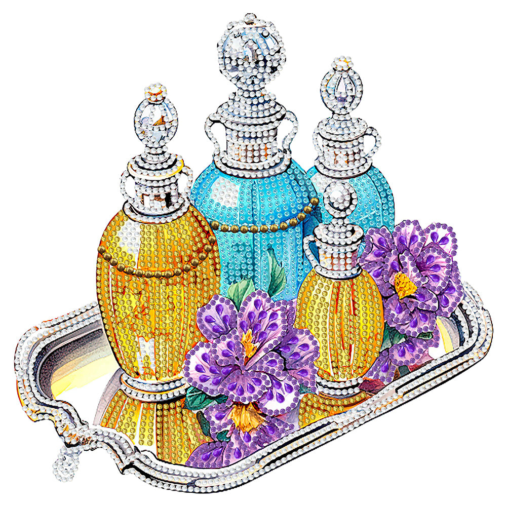 Exquisite Perfume 30*30CM(Canvas) Partial Special Shaped Drill Diamond Painting