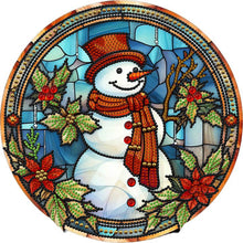 Load image into Gallery viewer, Christmas Snowman 30*30CM(Canvas) Partial Special Shaped Drill Diamond Painting
