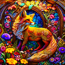 Load image into Gallery viewer, The Fox That Looks Back Brilliantly 40*40CM(Canvas) Full Round Drill Diamond Painting
