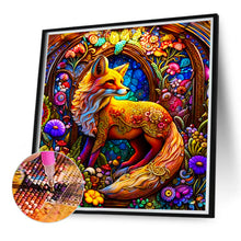 Load image into Gallery viewer, The Fox That Looks Back Brilliantly 40*40CM(Canvas) Full Round Drill Diamond Painting
