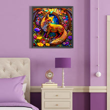 Load image into Gallery viewer, The Fox That Looks Back Brilliantly 40*40CM(Canvas) Full Round Drill Diamond Painting
