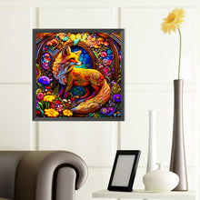 Load image into Gallery viewer, The Fox That Looks Back Brilliantly 40*40CM(Canvas) Full Round Drill Diamond Painting
