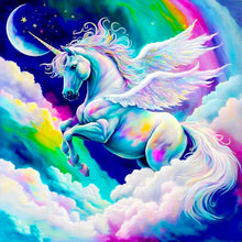 Load image into Gallery viewer, Gorgeous White Pegasus 40*40CM(Canvas) Full Round Drill Diamond Painting
