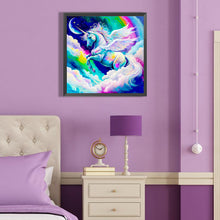 Load image into Gallery viewer, Gorgeous White Pegasus 40*40CM(Canvas) Full Round Drill Diamond Painting
