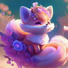 Load image into Gallery viewer, Cute Little Fox 30*30CM(Canvas) Full Round Drill Diamond Painting
