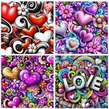 Load image into Gallery viewer, Full Of Love 30*30CM(Canvas) Full Round Drill Diamond Painting
