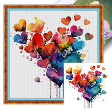 Load image into Gallery viewer, Loving (40*40CM) 16CT 2 Stamped Cross Stitch
