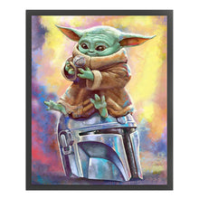 Load image into Gallery viewer, Yoda (40*50CM) 14CT 2 Stamped Cross Stitch
