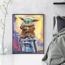 Load image into Gallery viewer, Yoda (40*50CM) 14CT 2 Stamped Cross Stitch
