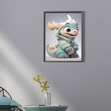 Load image into Gallery viewer, Cute Winter Dragon 30*40CM(Picture) Full Square Drill Diamond Painting
