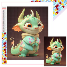 Load image into Gallery viewer, Cute Winter Dragon 30*40CM(Picture) Full Square Drill Diamond Painting
