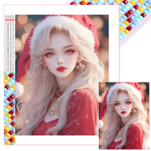 Load image into Gallery viewer, Christmas Atmosphere Beauties 30*40CM(Picture) Full Square Drill Diamond Painting
