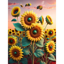 Load image into Gallery viewer, Sunflower 30*40CM(Picture) Full Square Drill Diamond Painting
