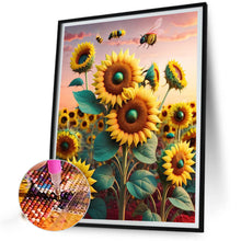 Load image into Gallery viewer, Sunflower 30*40CM(Picture) Full Square Drill Diamond Painting
