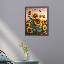 Load image into Gallery viewer, Sunflower 30*40CM(Picture) Full Square Drill Diamond Painting
