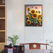 Load image into Gallery viewer, Sunflower 30*40CM(Picture) Full Square Drill Diamond Painting
