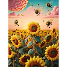 Load image into Gallery viewer, Sunflower 30*40CM(Picture) Full Square Drill Diamond Painting
